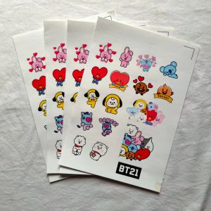 BT21 Sticker Sheet (Design 1)