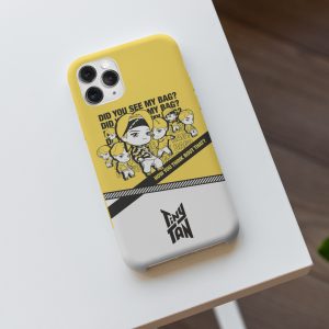 Tiny Tan – Mic Drop – Yellow Themed – Phone Case