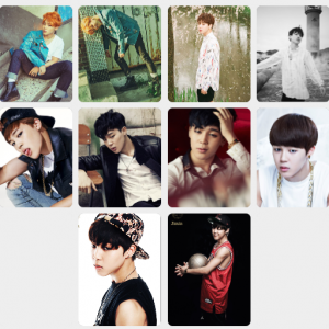 BTS- Jimin All Era Photocards (2013-2021)