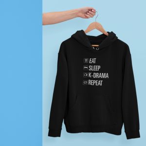 Eat Sleep K-Drama Repeat- Hoodie