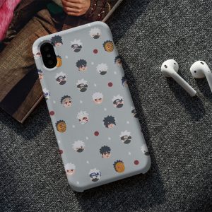 Naruto – Kakashi Chibi Design – Phone Case (Grey)