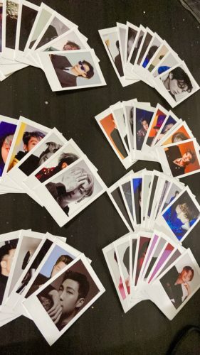 BTS GQ Shoot Polaroids photo review