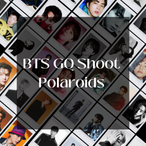 BTS GQ Shoot Polaroids