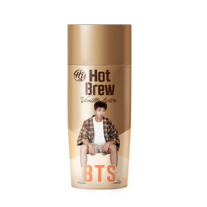 HY BTS Hot Brew Vanilla Latte Coffee 270ml [Single(random)]