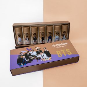 Gift Pack HY BTS Hot Brew Vanilla Latte Coffee 270ml x 7bottles