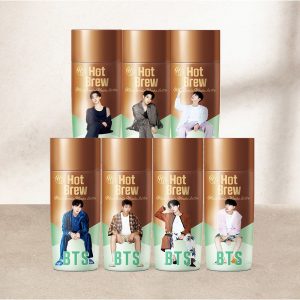 HY BTS Hot Brew Macadamia Mocha Latte 270ml [Set of all 7 members]