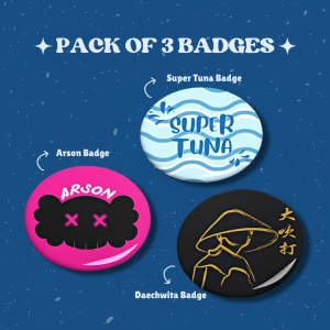 BTS – Statement Badges – Combo (Pack of 3)