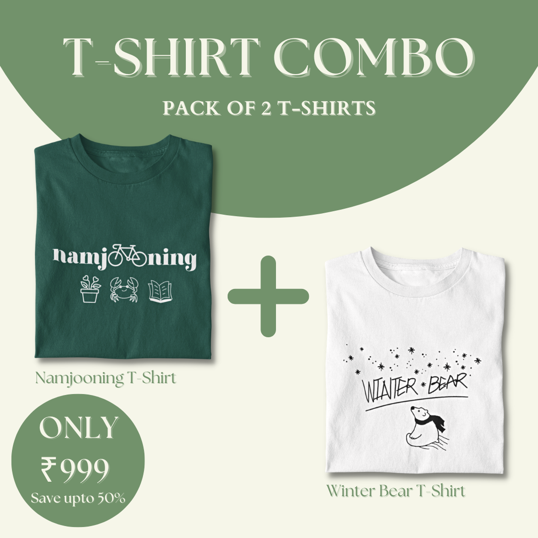 BTS – T-Shirt Combo (Pack of 2) | Namjooning + Winter Bear