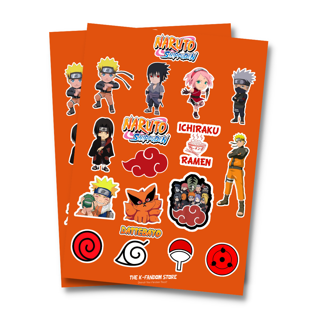 Naruto Sticker Sheet