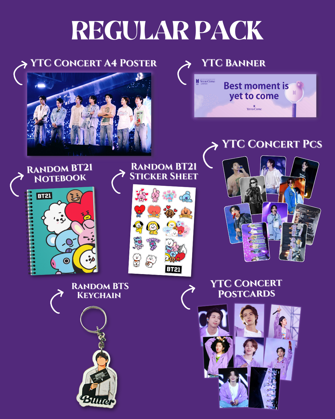 BTS Yet To Come Concert Pack (Regular Pack)
