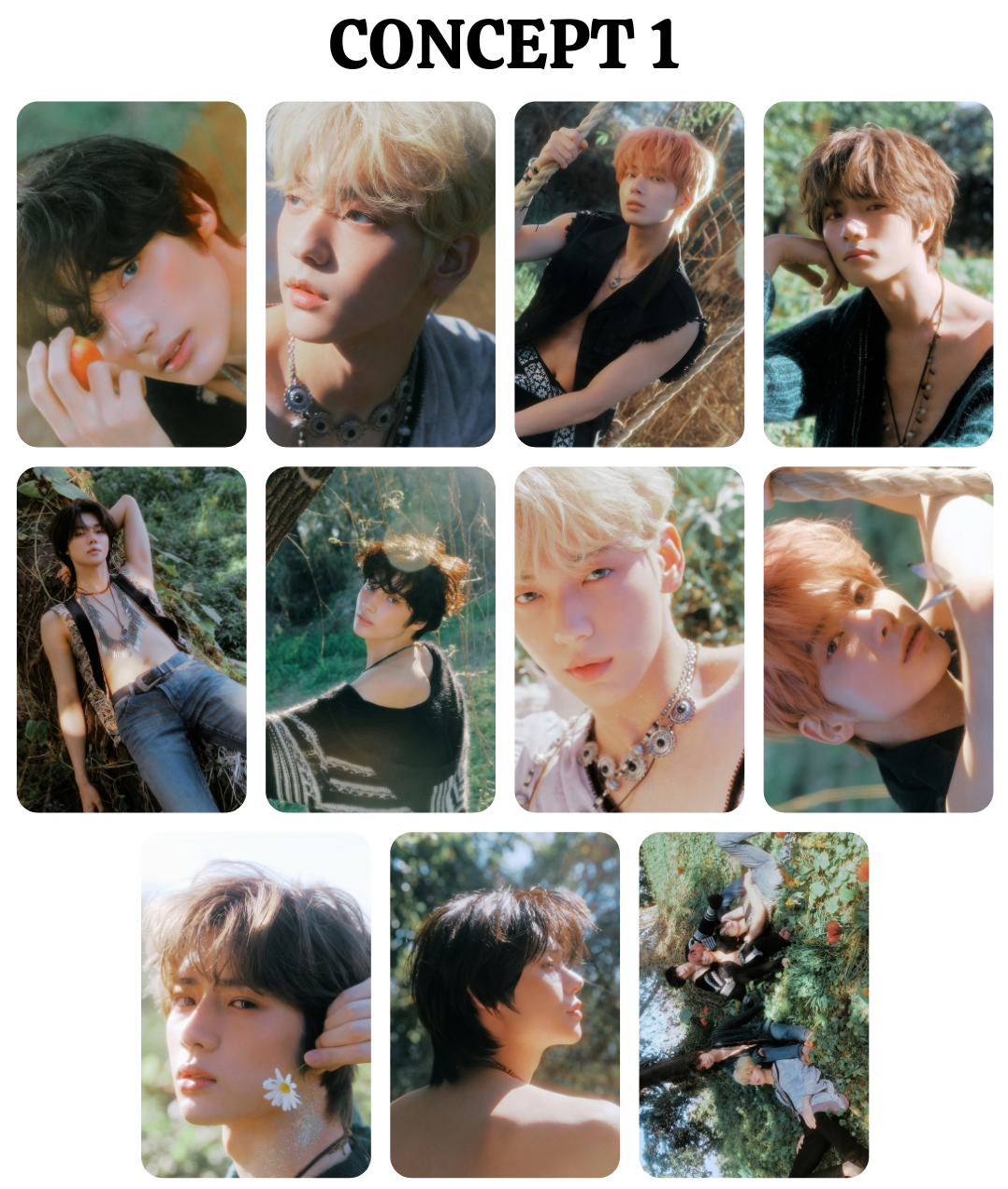 TXT – The Name Chapter: Temptation Concept Photocards