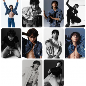 BTS JK – Calvin Klein Shoot Photocards