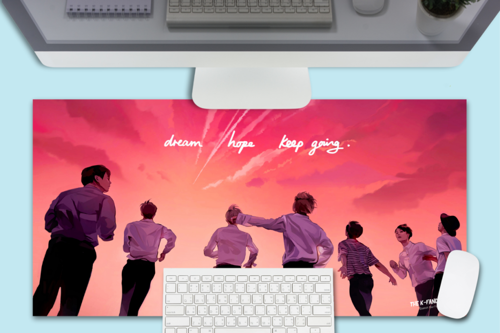 BTS – BTS Young Forever Desk Mat / Long Mousepad – THEKFANDOMSTORE