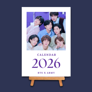 BTS 2026 Desk Calendar