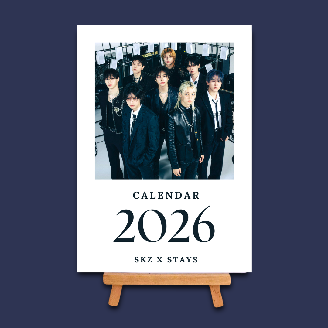 Stray Kids 2026 Desk Calendar THEKFANDOMSTORE Stray Kids 2026 Desk Calendar THEKFANDOMSTORE