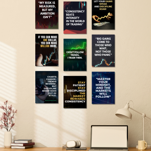 Trading Motivational Posters Pack of 8